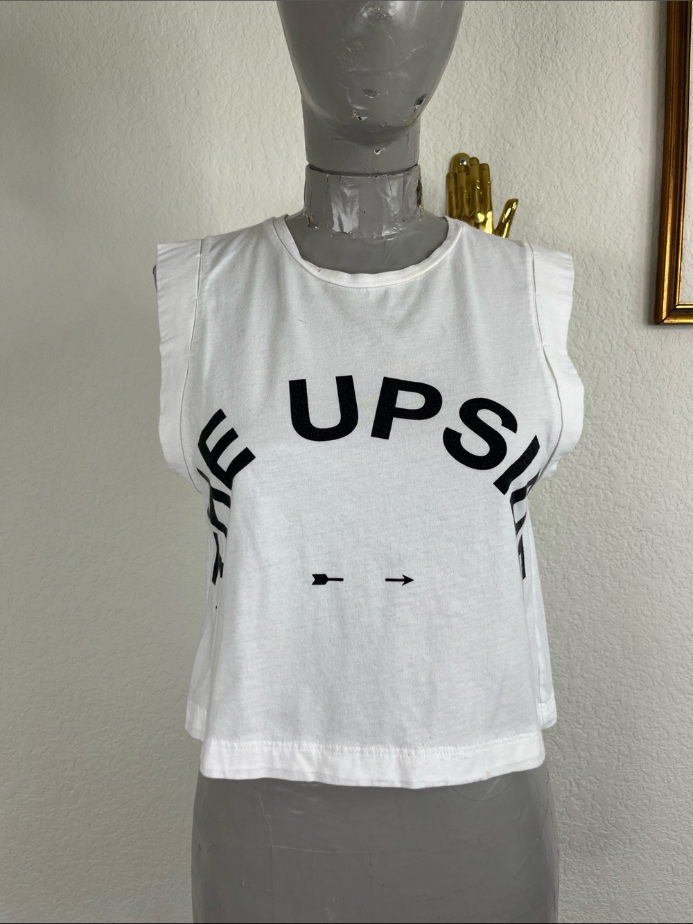 The Upside Muscle Tank Logo Cropped